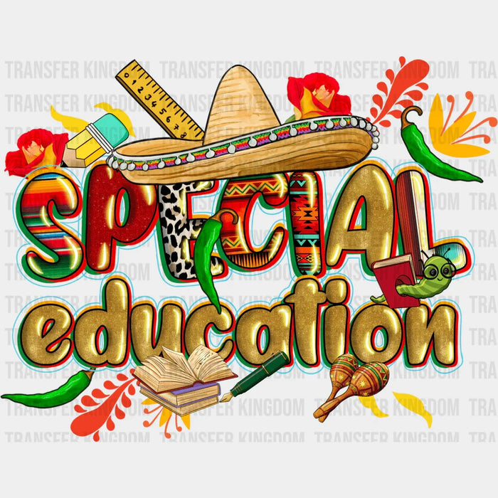 Special Education - Cinco De Mayo DTF heat transfer