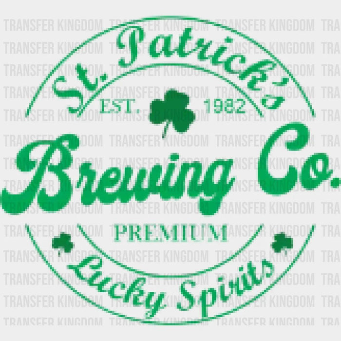 St. Patrick's Brewing Co. Lucky Spirits Design - DTF heat transfer