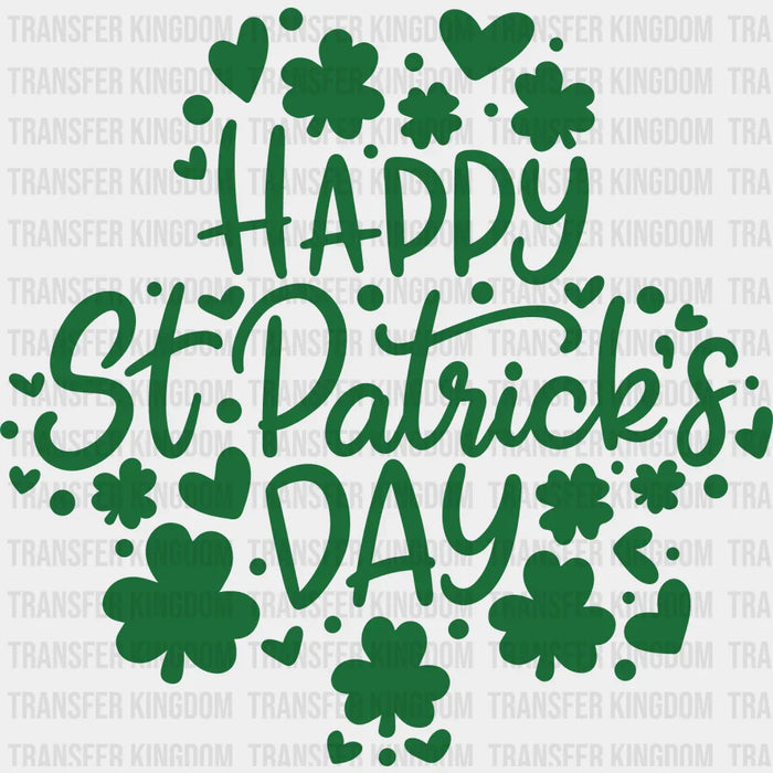 St. Patrick's Day Clovers Design - DTF heat transfer