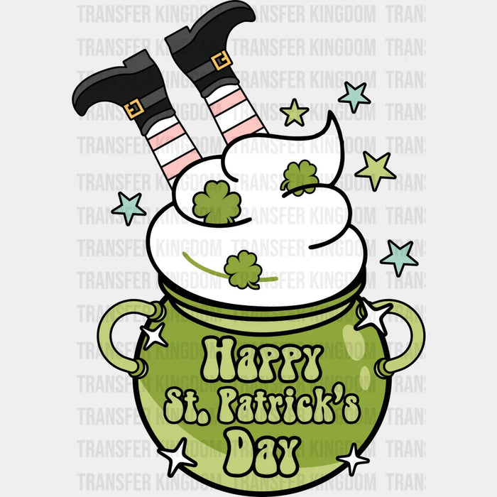 Green Pot St. Patrick's Day Design - DTF heat transfer