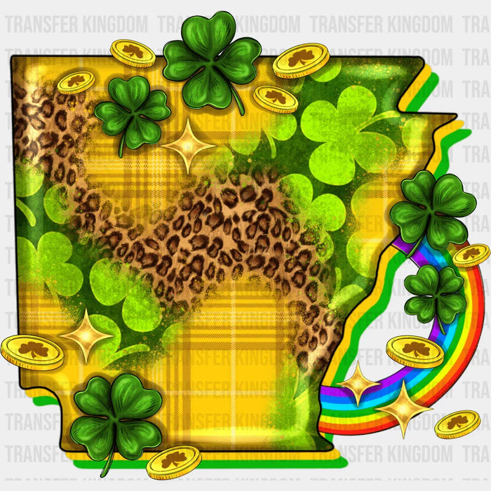 Flower Rainbow St. Patrick's Day Design - DTF heat transfer