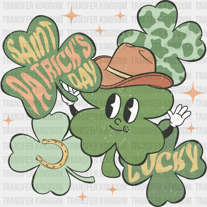 Lucky Charm Shamrock St. Patrick's Day - St. Patrick's Day DTF heat transfer