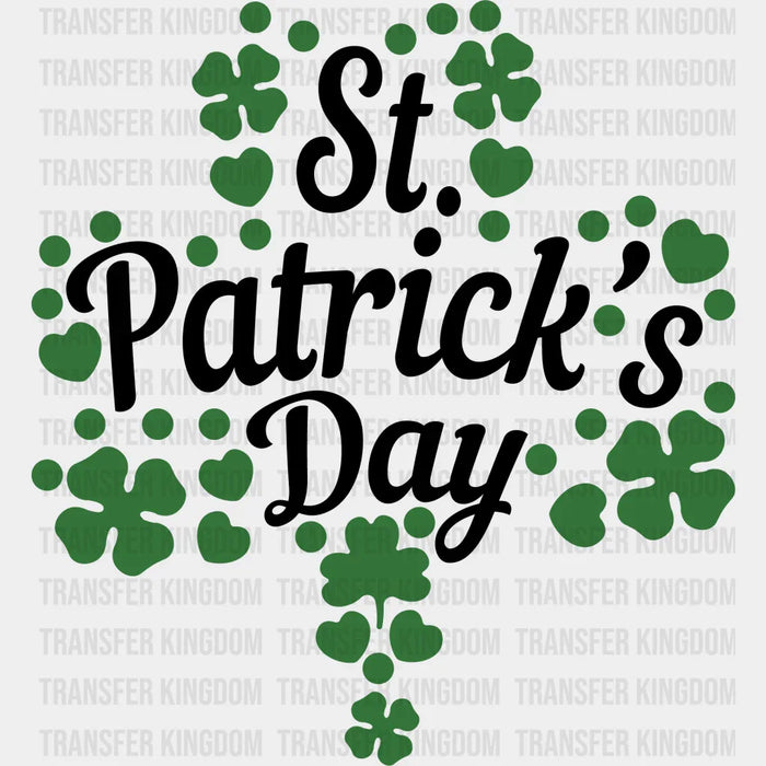 St. Patrick's Day Clover Design - DTF heat transfer