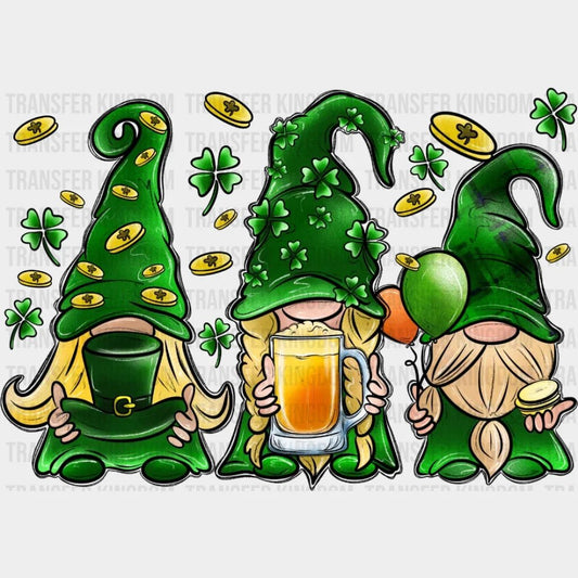 St. Patrick's Day Gnome Beer Design - DTF heat transfer - Transfer Kingdom