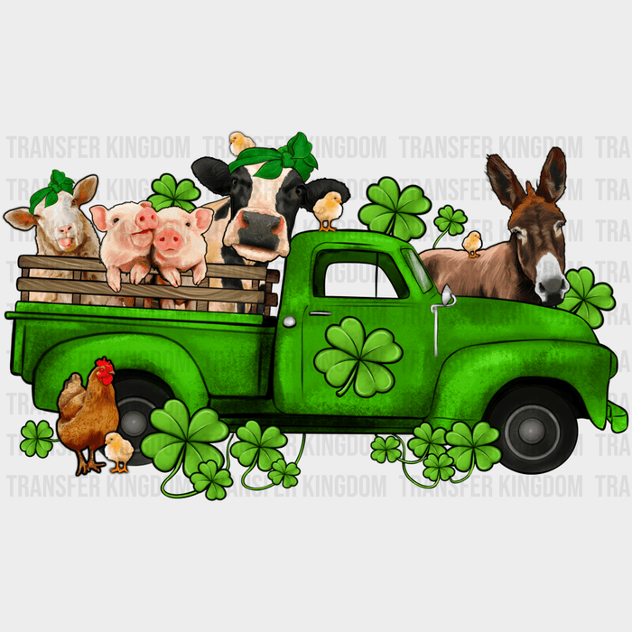 St. Patricks Day Truck Design - DTF heat transfer