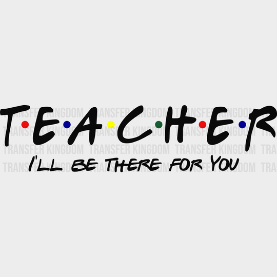 T.E.A.C.H.E.R 100 Days Of School Design - DTF heat transfer - Transfer Kingdom