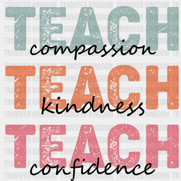 Teach Kindness 100 Days Of School Design - DTF heat transfer