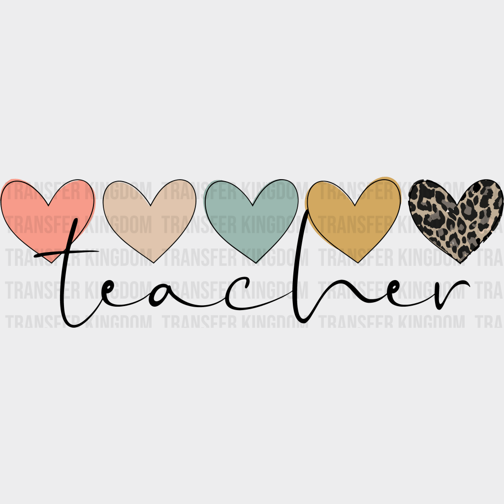 Teacher 100 Days Of School Design - DTF heat transfer - Transfer Kingdom