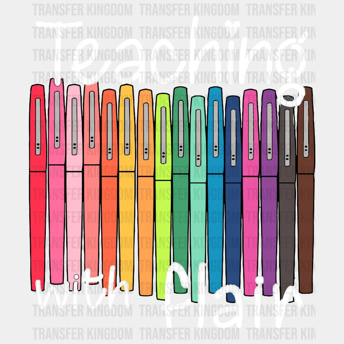 Teaching with Flair 100 Days School Design - DTF heat transfer