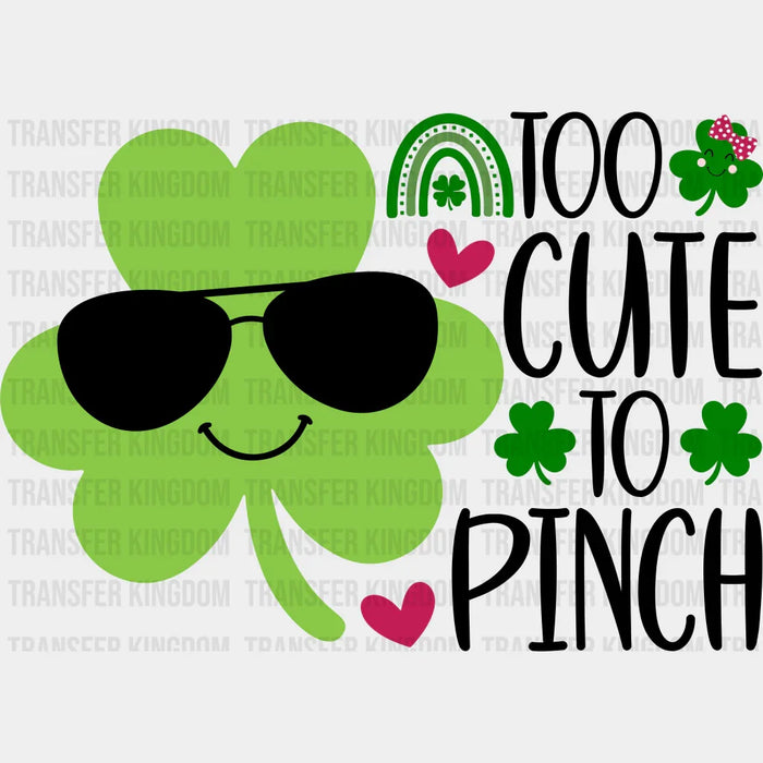 Cute To Pinch St. Patrick's Day Design - DTF heat transfer