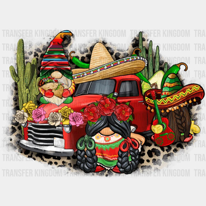 Truck & Gnomie - Cinco De Mayo DTF heat transfer