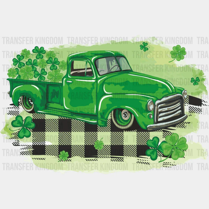 Green Truck St. Patrick's Day Design - DTF heat transfer
