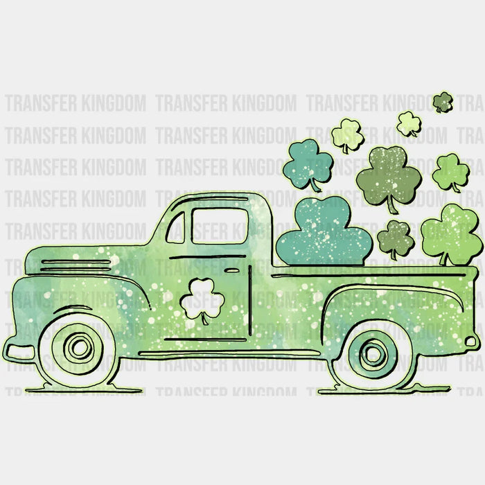 Truck St. Patrick's Day Design - St. Patrick's Day DTF heat transfer