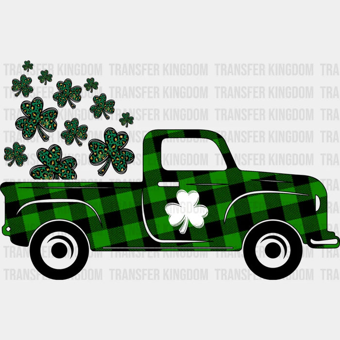 Shamrock Truck St. Patrick's Day Design - DTF heat transfer