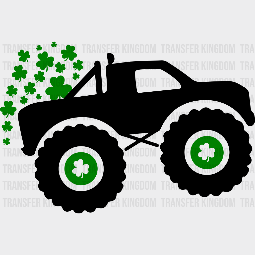 Truck St. Patrick's Day Design - DTF heat transfer - Transfer Kingdom
