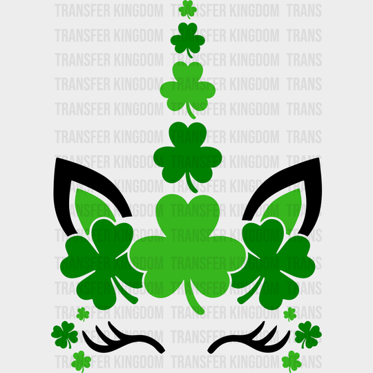 Unicorn St. Patrick's Day Design - DTF heat transfer - Transfer Kingdom