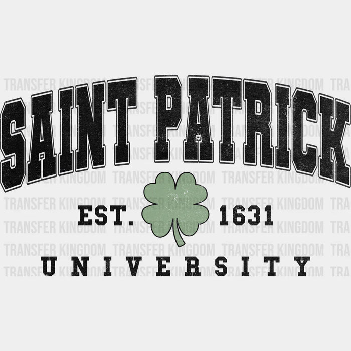University St. Patrick's Day Design - DTF heat transfer