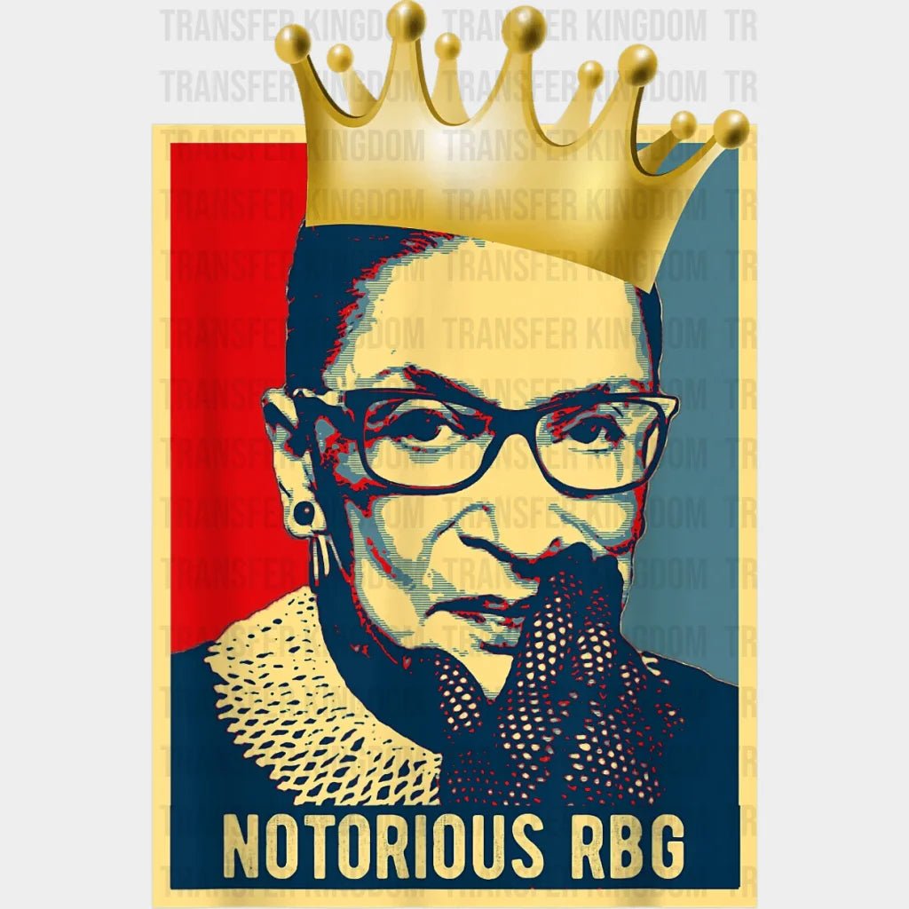 Vintage Notorious Rbg Ruth Bader Ginsburg Design - Dtf Heat Transfer