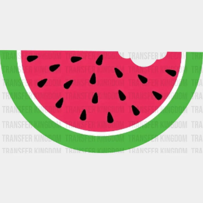 Watermelon Half Piece - Beach Vacation Design - DTF heat transfer