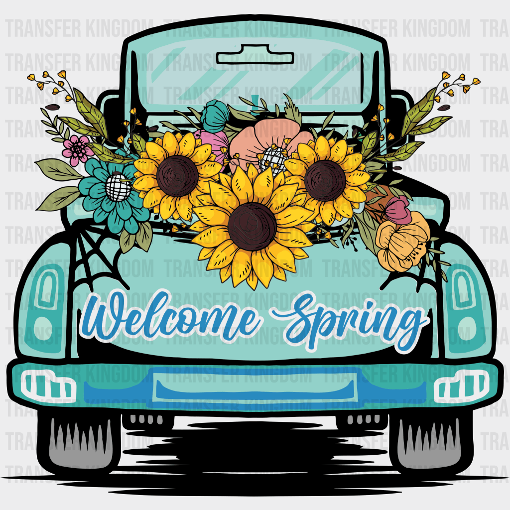 Welcome Spring Easter Design - DTF heat transfer - Transfer Kingdom