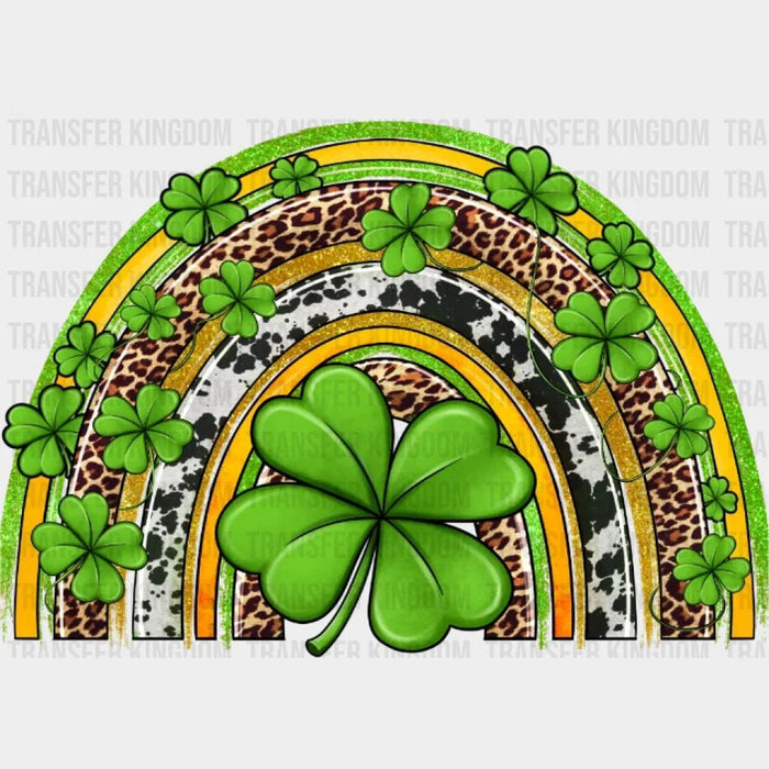 Western St. Patrick's Day Rainbow Design - DTF heat transfer