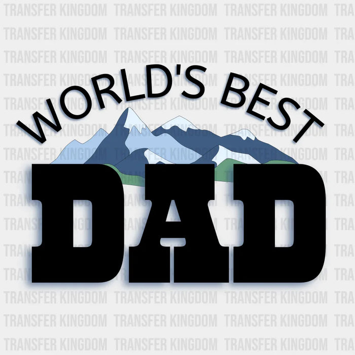 World's Best Dad Design - DTF heat transfer